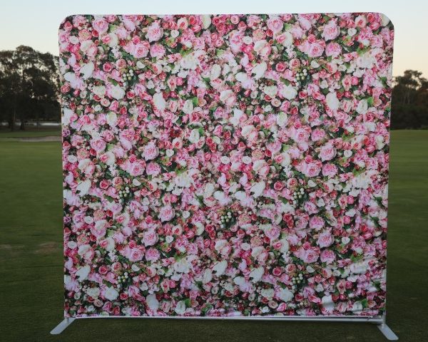 photo booth hire blossom backdrop