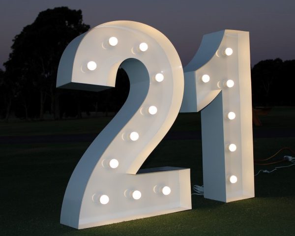 giant light up number 21